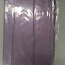 Trifold PU Leather Smart Dual Angle Stand Protective Case Lightweight and Convenient,Dark Purple