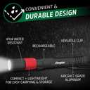 Energizer X-400 Pen light Flashlight Rechargeable, Bright Penlight IPX4 Water-Resistant, Lightweight and Durable, Rechargeable Flashlight, USB Charging Cable Included