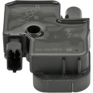 BOSCH 0221503035 Original Equipment Ignition Coil - Compatible with Select Mercedes B, C, CL, CLK, CLS, E, G, ML, R, S, SL, SLK, AMG (240, 280, 320, 350, 430, 450, 500) + More - Single