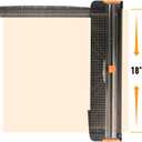 Paper Cutter 18 inch, 5 Pcs Blade 18-inch Cutting Length Paper Trimmers, 18 inch Wrapping Paper Cutter Portable Slicer for Craft Scrapbooking Cardstock
