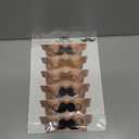 Mustaches Self Adhesive Fake Mustache Mix, Novelty, False Facial Hair Value Pack (6pcs.) (Ginger)