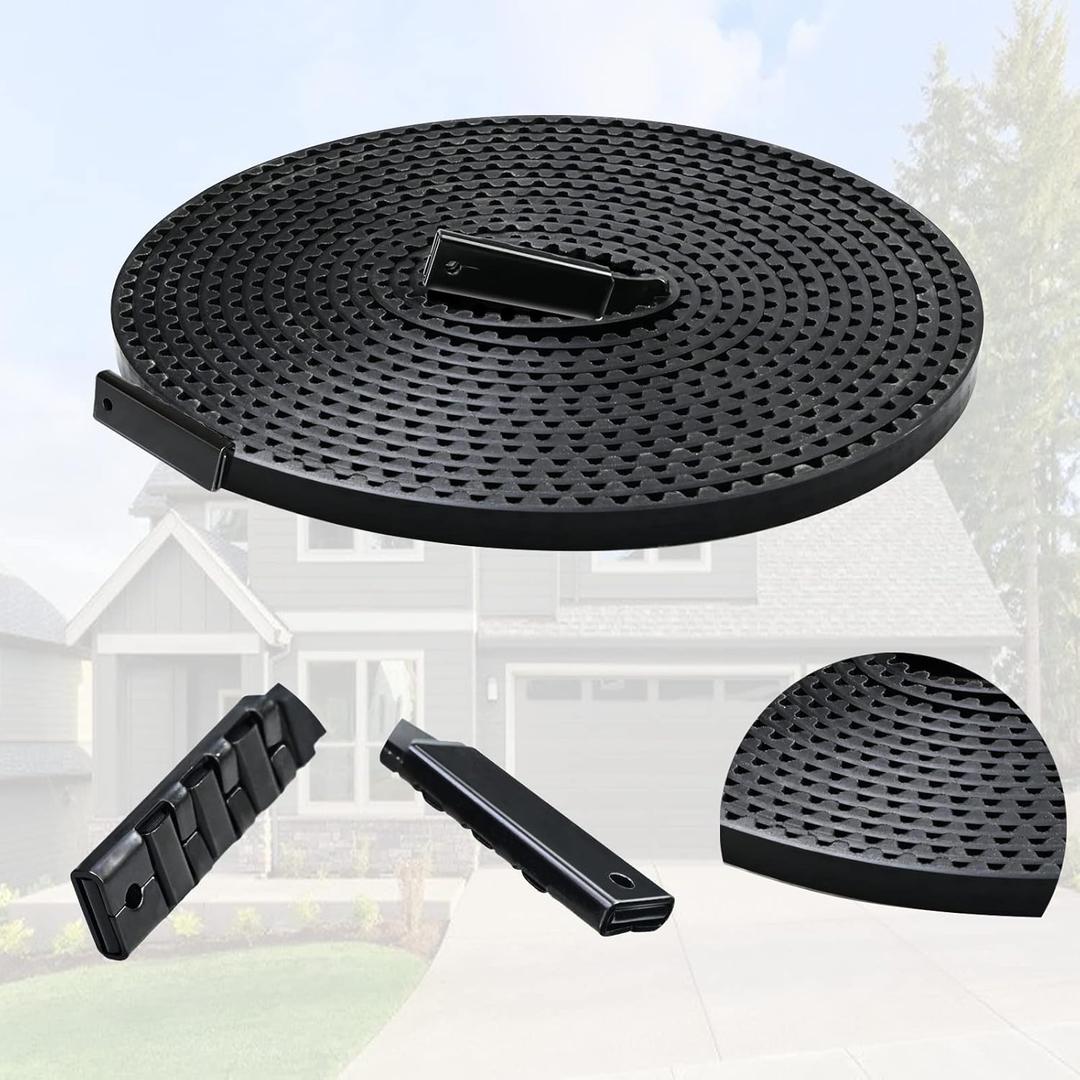 255 inch 41A3589-1 Garage Door Opener Drive Belt Compatible with Liftmaster Chamberlain Starting Belt 1270 1280 1280R 8100 8200 9200, for 8ft Garage Door, Belting Ribs spacing is 0.3 inch