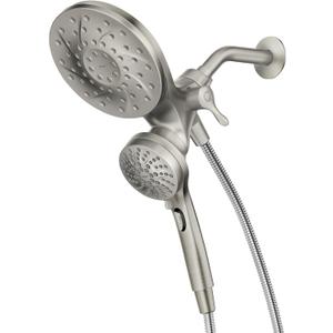 Moen Engage Magnetix 2-in-1 Combo Rain Showerhead with Detachable Handheld Shower Spray, Featuring Magnetic Docking System, Spot Resist Brushed Nickel, 26009SRN