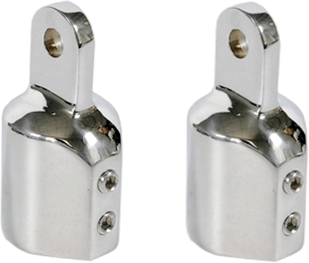 Pair of Marine Stainless Steel 316 Bimini Top Eye End CapMarine Boat Yacht Professional Hardware (7/8" 22mm)