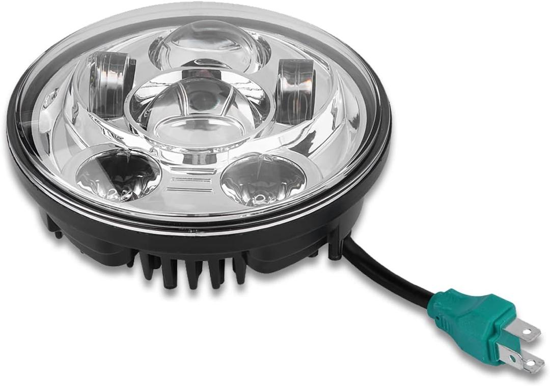 5.75 Inch Motorcycle Headlight, Motorcycle Refit Round LED Headlight, Universal Motorcycle Headlight