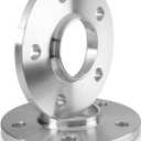 Customadeonly 5x114.3 Wheel Spacers for RSX RL CL TL Prelude CRV CR-Z MDx Pilot S2000 NSX Accord Element TSx, Hubcentric with Lip, 64.1mm Bore (10mm Thick 2pcs) Extended Studs Required (Silver)
