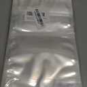 Kingrol 100 Ct 7 x 10.25 Inch Clear Stand Up Food Pouch Bags with Resealable Lock Seal Zipper, Heat Sealable Packaging Bags for Food Storage