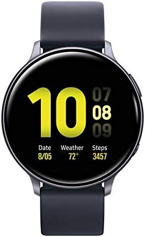 Samsung Galaxy Watch Active2 Bluetooth Smartwatch, Aluminum, 44mm, Black (SM-R820NZKCXAR) 