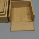 Bamboo Drawer Organizer 5 Pcs for Kitchen Multi-purpose Storage Dividers for Kitchen, Office, Jewelry, Cosmetics, Wooden Drawer Dividers for Drawer Organizer Desk Organizer Gift for Women Gifts Idea