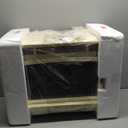 duraflame Freestanding Electric Fireplace Stove Heater with 3D Flame Effect for 1,000 Sq. Ft. Room, Cream