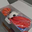 QPAU 2-in-1 Inflatable Toddler Basketball Hoop & Soccer Goal Set, Indoor Outdoor Sports Center Toys for Kids, Baby Toddlers Birthday Gift for 1 2 3 4 5 Year Old Boys Girls