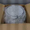 Gold Semi Flush Mount Ceiling Light Fixture,3-Light Ceiling Mount Drum Light Fixture with White Fabric Shade,12.6inch Modern Close to Ceiling Lamps for Living Room, Bedroom, Dining Room,Hallway