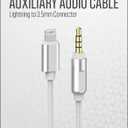 Set of 2 (Extended Length Charge and 6 Foot Braided Auxiliary Audio Cable)