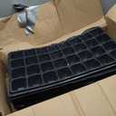 Yinder 20 Pcs Plant Seed Starting Trays, 1020 Trays No Holes and Cells Plug Trays with 100 Pcs Tags, Growing Trays for Nursery, Germination, Wheatgrass, Succulent, Microgreens and More (32 Cells)