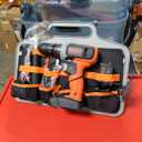 BLACK+DECKER 20V MAX Drill with Home Tool Kit, 64-Piece (BCKSB62C1)