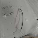 DLLT 65W Dimmable LED Flush Mount Ceiling Light with Remote, 32" Oval Brush Nickel Finish Close to Ceiling Light Fixture for Bedroom/Living Room/Kitchen Lighting, 3CCT Adjustable, Black