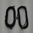 2 Pcs 15 ft Floor Scale Cable 4 Pin Scales Cable with Connectors for Floor Scale Indicator Industrial Accessories, Black