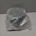 U-QE 60PCS Clear Black Plastic Plates, Heavy Duty Black Disposable Plates Including 30PCS 10'' Dinner & 30PCS 7'' Dessert Plates -Hard Plastic Platos for Party & Wedding & Birthday