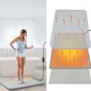 Enhon 3 in 1bathroom Heating Pad Set, Adjustable Temperature(32-147℉) and Time(0-24h) Mats, Heated Bath Rug with Memory Function, Waterproof Bathroom Mat, 22''x15.7'' (Memory Foam Bath Rug,Normal)