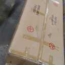 97.5" L Shaped Couch Set, Modular Sectional Couches for Living Room with Storage Ottoman, 4 Seat Home Sofa Living Room Furniture Sets with Chaise for Apartment Office (Faux Leather, White)