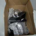 Aqonsie Solar Barn Lights with 3 Lighting Modes & Motion Sensor, Rustic Vintage Solar Shed Light, Waterproof Outdoor Wall Light for Barn, Shed, Chicken Coop, Porch (Black (2 Pack))