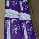 Poise Overnight Incontinence & Postpartum Pads for Bladder Leaks, 8 Drop Extra Coverage, 96 Count, (Long)