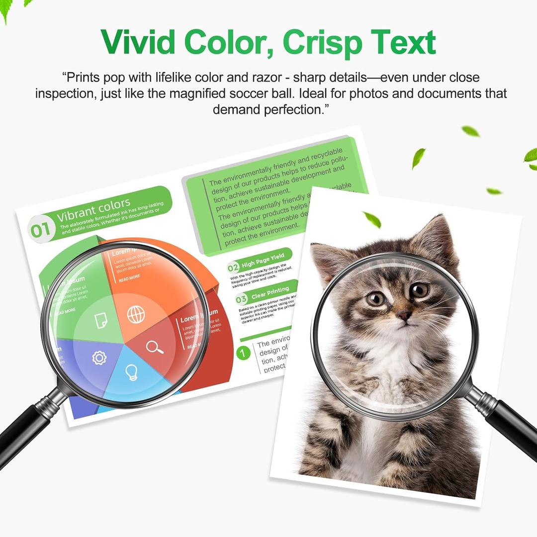 952XL Ink Cartridges Combo Pack (4Pack, Black/Cyan/Magenta/Yellow) Compatible 952XL Ink Cartridges Replacement for 952XL Ink for OfficeJet Pro 8710 8210 8715 8720 8702 7740 Printer