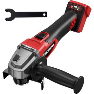Cordless Angle Grinder Compatible with Milwaukee 18V Battery (NO BATTERY), 4-1/2 Inch Angle Grinder Power Tool with Spanner, 3 Variable Speed, MAX 8500 RPM, Brushless Motor