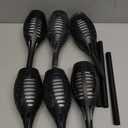 IkeeRuic Solar Lights Outdoor, Solar Torch Light with Flickering Flame for Halloween Decor, Solar Garden Lights, Waterproof Outdoor Lighting, Flame Torches for Outside Patio Pathway Yard Decorations (6Pack, Orange)