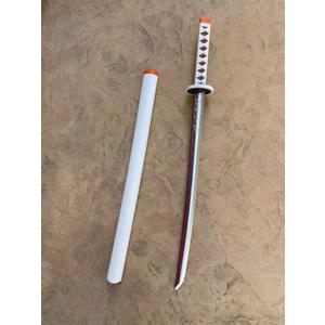 31 Inch Cosplay Anime Sword, Fantasy Foam Samurai Tengen Uzui Blade, Tanjiro Demon Katana for Halloween Short Version