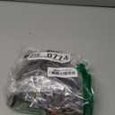 Women Halter String Bikini Set Sexy Thong Cheeky Two Piece Swimsuits Solid Color Bathing Swimwear (Small, Leopard Print Brown)