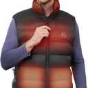 Heated Vest for men with Battery Pack, Rechargeable, Lightweight Fast Heating, Ideal Christmas Gifts for Him (XX-Large, Black)