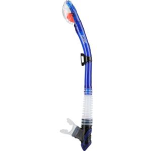 Aegend Diving Dry Snorkel for Adult & Youth - Snorkeling Gear with Top Dry Valve, Perfect for Snorkeling, Freediving, Swimming and Scuba Diving (Blue)