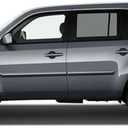 Retractable Cargo Cover Compatible with 2009-2015 Honda Pilot Power Tailgate Trunk Shielding Security Shade Privacy Screen Tonneau Luggage Cargo Organizers (Carbon Fiber Texture)