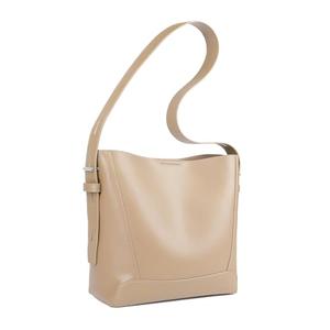 Bostanten Tote Bag, Shoulder Purse for Women, Medium Bucket Handbags, Hobo Crossbody Bags, Adjustable Strap (Apricot)