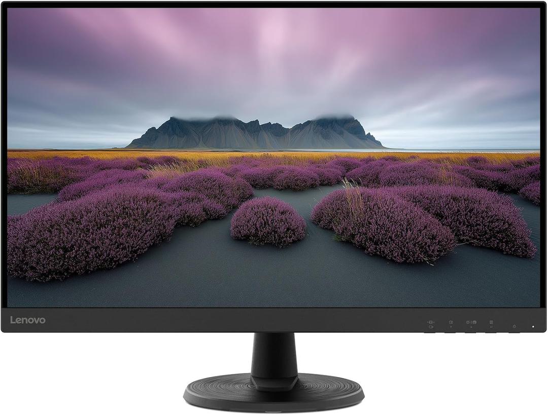 Lenovo D27-40 Monitor - All-in-One Monitor - 27" FHD Display - 75Hz Refresh Rate - Natural Low Blue Light - AMD FreeSync - 0.4ms MPRT - Raven Black - Tilt Stand