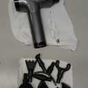 Muscle Massage for Athletes Handheld Electric Deep Tissue Back Massager, Percussion Massage Device for Pain Relief with 30 Speed Levels 9 Heads (Grey)