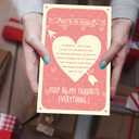 2 x Valentines Day Card Gifts for Him Her, Anniversary Valentines Day Cards for Men, Women - Birthday Cards, Valentines Day Wedding Gifts for Him, Her, Boyfriend, Husband, Wife (DTK-252)