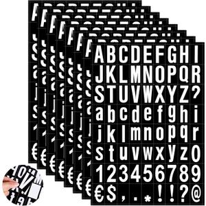 Zonon 8 Sheets Mailbox Numbers Sticker, Self-Adhesive Vinyl Letters Numbers Kit for Mailbox, Signs, Window, Door, Cars, Trucks, Home, Business, Address(2inch,White in Black) Zonon 8 Sheets Mailbox Numbers Sticker, Self-Adhesive Vinyl Letters Numbers Kit for Mailbox, Signs, Window, Door, Cars, Trucks, Home, Business, Address(2inch,White in Black)