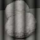 2 Pieces Plush Ball Throw Pillow Round Pillow 10 Inch Soft Circle Pillow Decorative Ball Pillow Spherical Fuzzy Pillows for Bedroom Living Room Office School Couch Chair Bed Decorations (White)