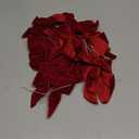 30 Pcs Velvet Ribbon Bows 5" x 4" Pre Tied Christmas Velvet Bows with Twist Tie for Gift Packaging Christmas Tree Wreaths Door Windows Wedding Party Decoration(Burgundy)