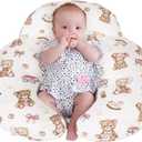 Nursing Pillow, Breastfeeding Pillows, with Removable Pillow Cover, Machine Washable, Machine Washable, Pink Bears, Pallet of Product