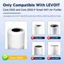 Core 200S Replacement Filter Compatible with LEVOIT Core 200S and Core 200S-P Smart WiFi Air Purifier, 3-in-1 Grade Main Filter, Core 200S-RF, White, 2 Pack