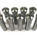 HHIP 3903-0006 10 Pieces R8 Round Collet Set, 3-20mm