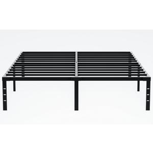 14 Inch Metal Platform Bed Frame,Full Size Bed Frame with Underbed Storage,Heavy Duty Sturdy Mattress Foundation,High Weight Capacity,No Box Spring Needed,Easy to Assemble, Black