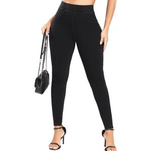 KIWI RATA Leggings for Women, High Waisted Scrunch Butt Lifting Skinny Jeans, Tummy Control Stretchy Skinny Jeans Leggings