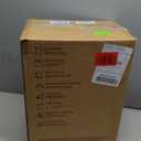 Home Zone Living 4 Gallon Slim Kitchen Can with Soft Close Lid and Step Pedal, Stainless Steel Wastebasket with Removable Liner, Silver