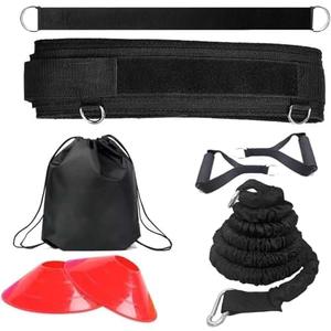 OYINDIZ Speed Training Equipment, Resistance Bungee Band Multi-Sport Exercise Set Improve Focus Explosive Agility Power Strength Vertical Jumping Basketball Tennis Football Volleyball