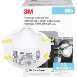 3M 8210 Particulate Respirator, N95,