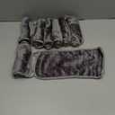 Nugilla Makeup Remover Cloths, 8 Packs Makeup Remover Towels Reusable Face Wash Cloth, Soft Microfiber Face Cloth for Women(Cool Grey)